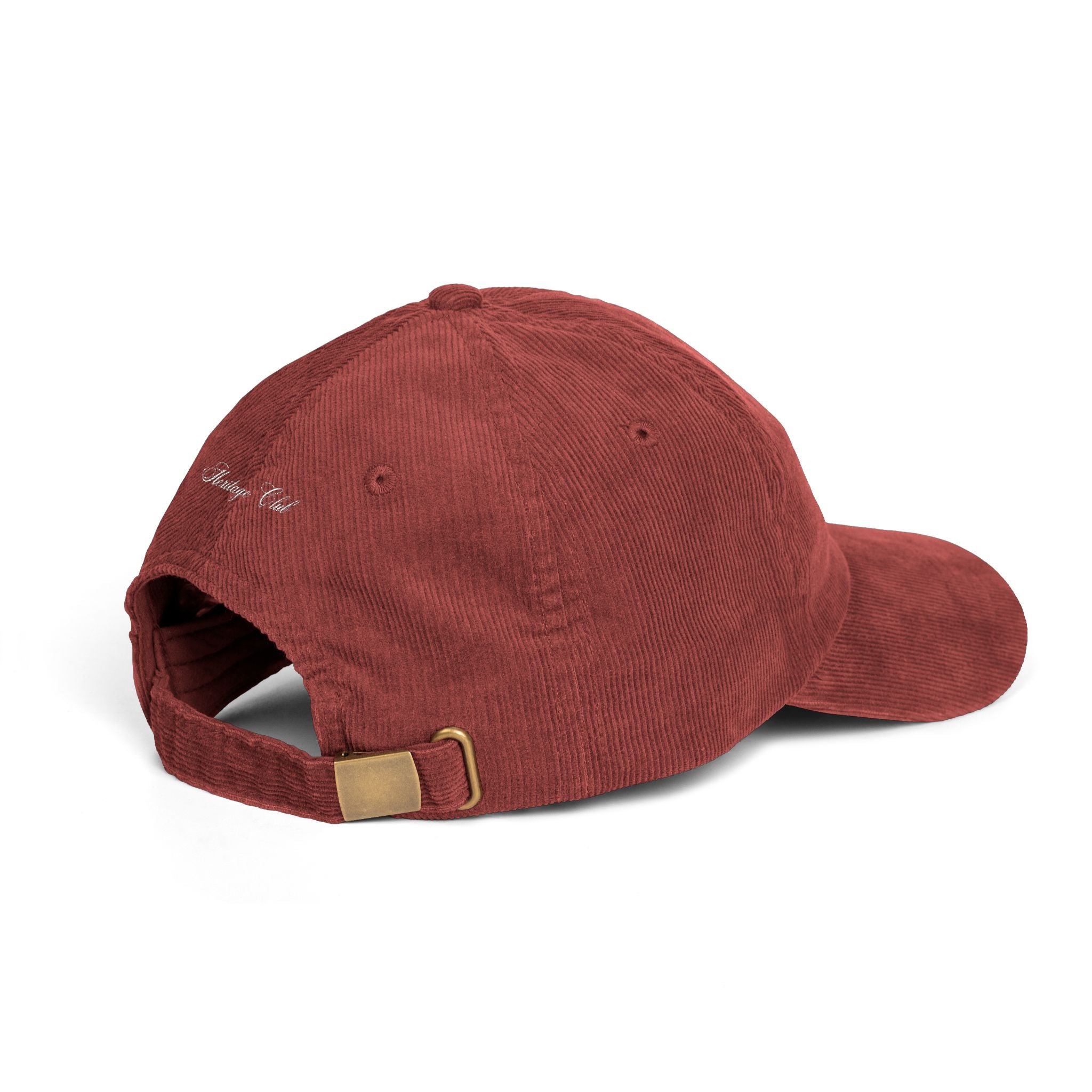 Heritage Club embroidered cap | vintage corduroy baseball hat